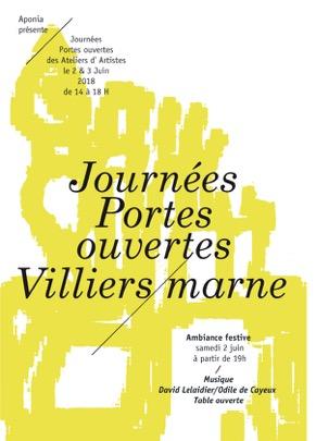 Journées Portes ouvertes des ateliers d'artistes de Villiers sur Marne 94