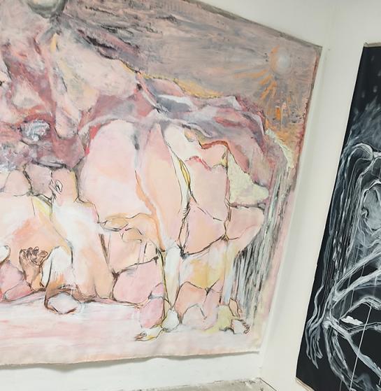 Visite de l'atelier d'Isabel Duperray à Paris / Aponia