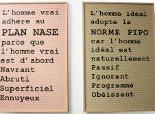 Taroop et Glabel / Lionel Sabatté à Aponia lieu d'art contemporain